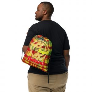 Sac à cordon Caribbean-style madras Bon Esprit Naturel