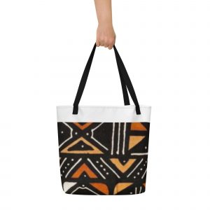 Sac de plage 'Bogolan Style'