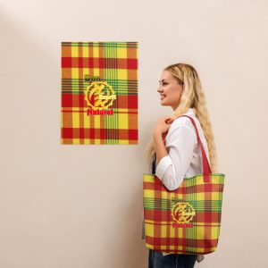 Sac fourre-tout 'Bon Esprit Naturel-Caribbean style-Madras'