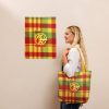 Sac fourre-tout 'Bon Esprit Naturel-Caribbean style-Madras' – Image 2