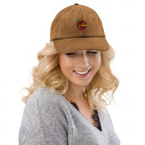 Casquette Bon Esprit Naturel en velours côtelé