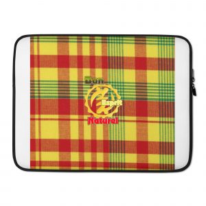 Housse Pour Ordinateur Portable 'Bon Esprit Naturel-Caribbean Style-Madras'