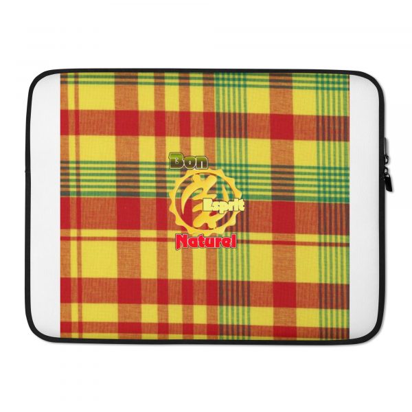 Housse Pour Ordinateur Portable 'Bon Esprit Naturel-Caribbean Style-Madras'