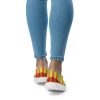 Tennis en toile sans lacets Caribbean style Madras pour femme – Image 3