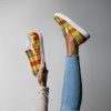 Tennis en toile sans lacets Caribbean style Madras pour femme – Image 4