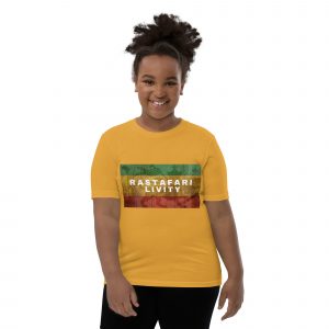 T-shirt 'Rastafari Livity' à Manches Courtes pour Adolescent