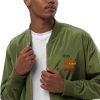 Veste bomber "Bon Esprit Naturel" recyclée – Image 3