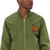 Veste bomber "Bon Esprit Naturel" recyclée – Image 2